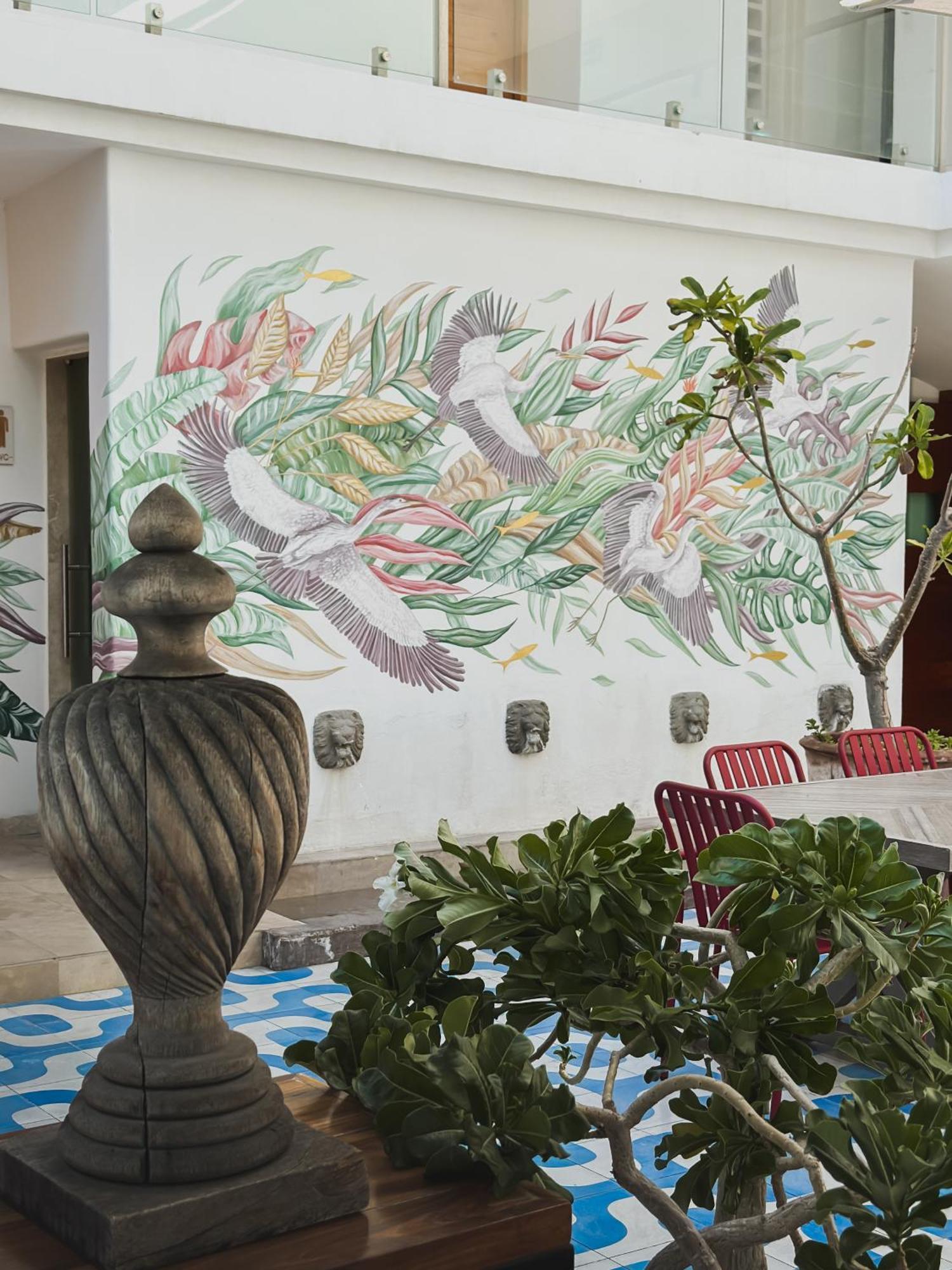 Hotel Catedral La Paz Esterno foto Mural at the restaurant